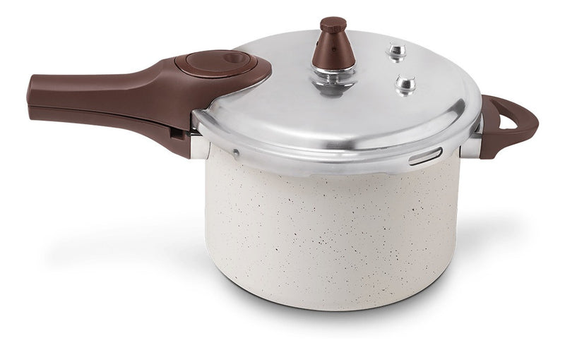 Panela Pressão Brinox Cerâmico Indução Vanilla 4.2l Vanilla