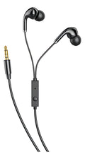 Fone De Ouvido Com Fio P2 Cancelamento De Ruído Pc6 Awei Cor Preto