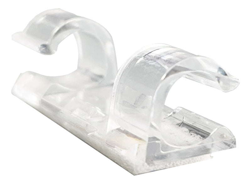 Vittak Kit 40 clips organizador fixador adesivo de cabo fios parede cor transparente