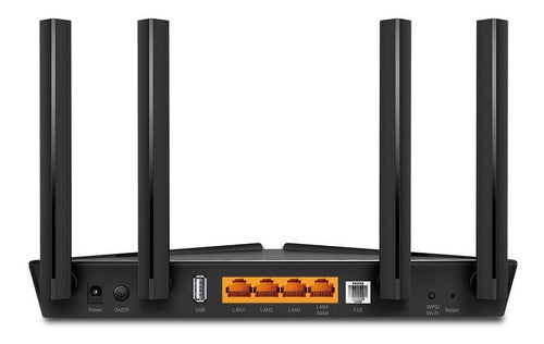 Roteador TP-Link XX230v Voip Gpon Ax1800 Wi-Fi 6 Gigabit Preto