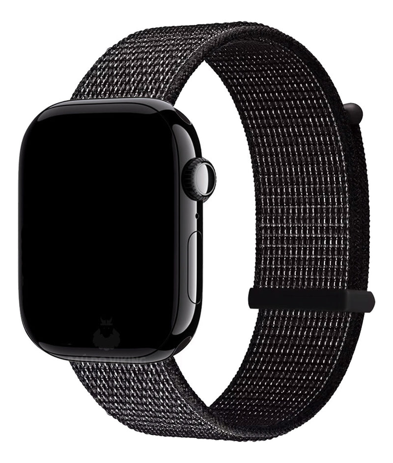 Baú do Viking pulseira Nylon Loop rosa areia compatível com Apple Watch 38/40/41/42mm