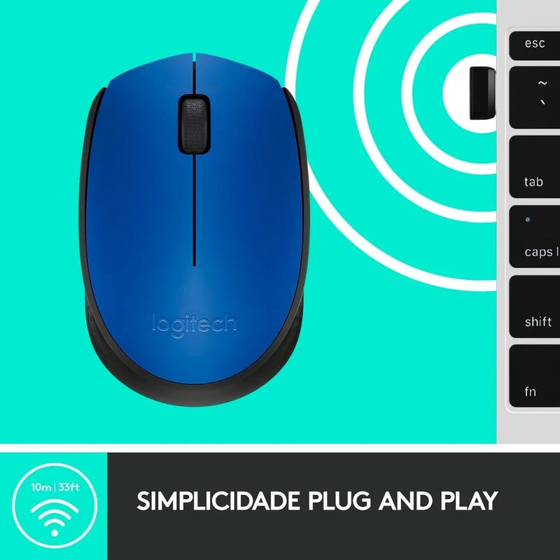 Mouse sem fio M170 Preto Logitech