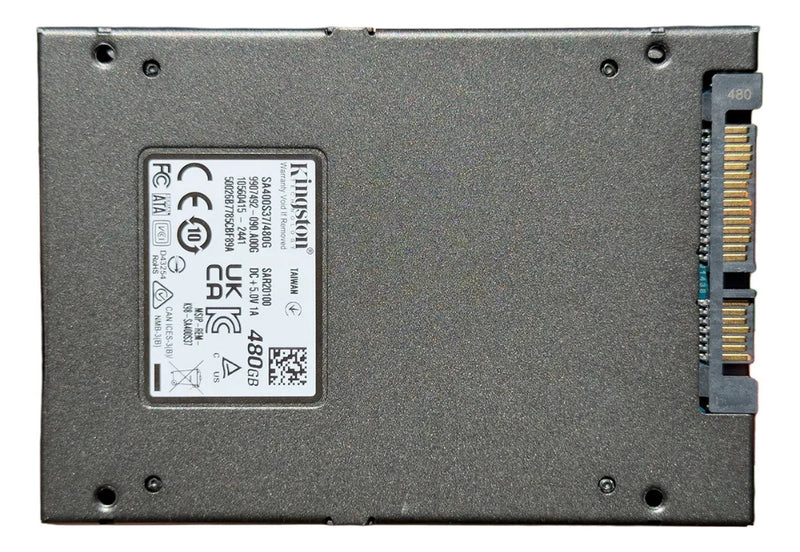 Ssd Kingston 480GB Sata III A400 SA400S37/480G Preto