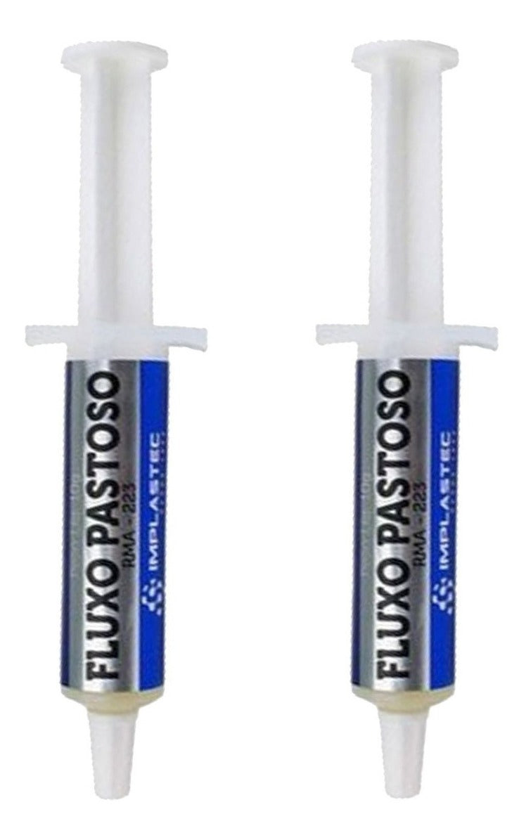 2 Fluxo Pastoso Rma-223 10g Bga Reballing Reflow Implastec