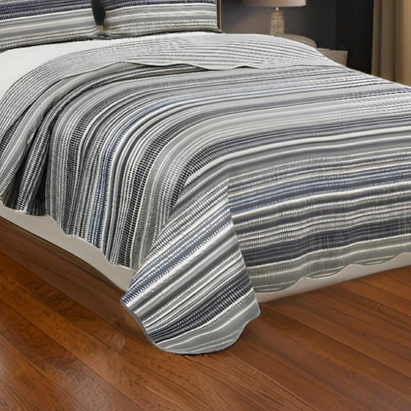 Kit Cobre Leito Colcha King Patchwork Evolution Dupla Face 3 pçs Camesa