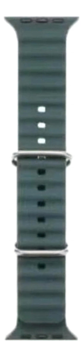 Pulseira Oceano Para Smartwatch Ultra 49mm 45mm 44mm 42mm Cor Nude