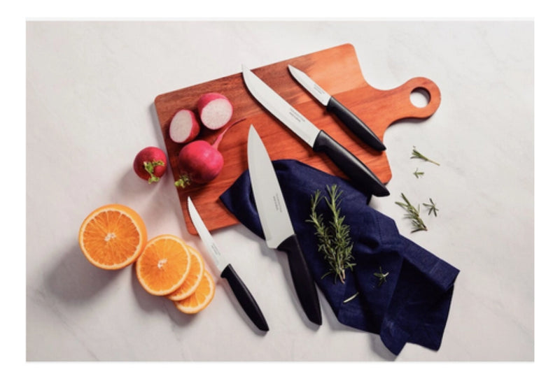 Jogo Facas Tramontina Kit Conjunto Faca Cozinha Churrasco 4p