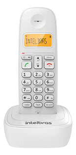 Telefone sem Fio com Identificador e Display Luminoso TS 7510 Branco Intelbras