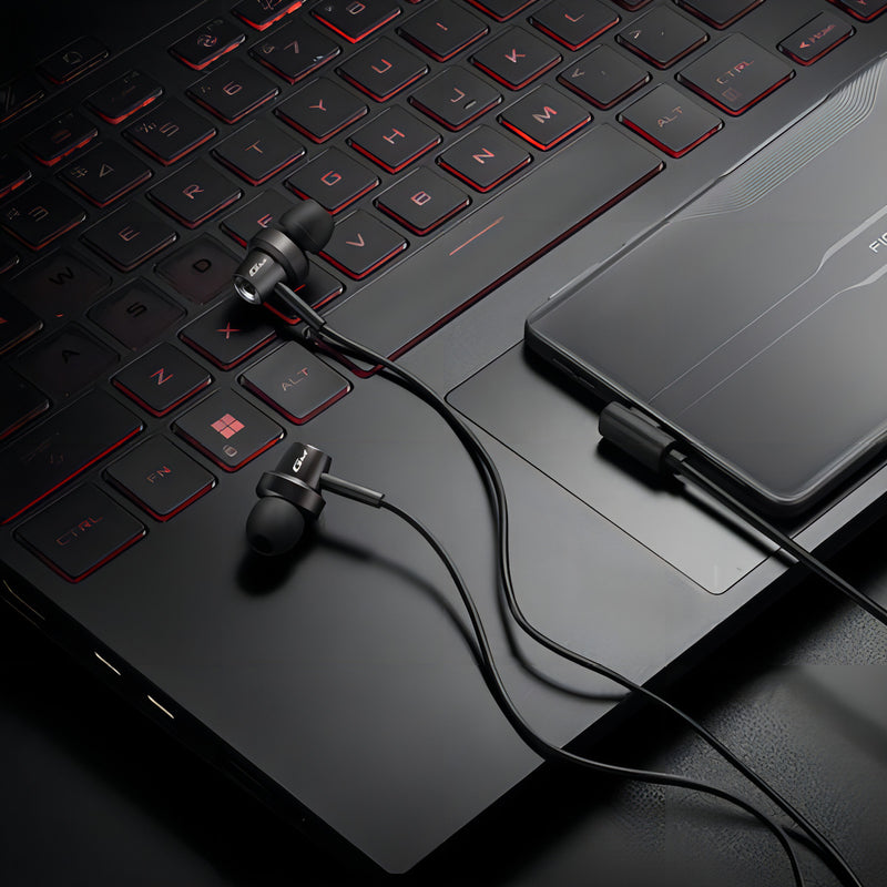 Fone De Ouvido Gamer Hecate Edifier Gm260 Plus Usb Tipo C Cor Preto