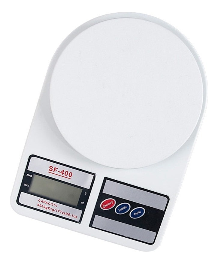 Balança Cozinha Digital Precisão Sf-400 Até 10kg Branco Top Capacidade máxima 10 kg