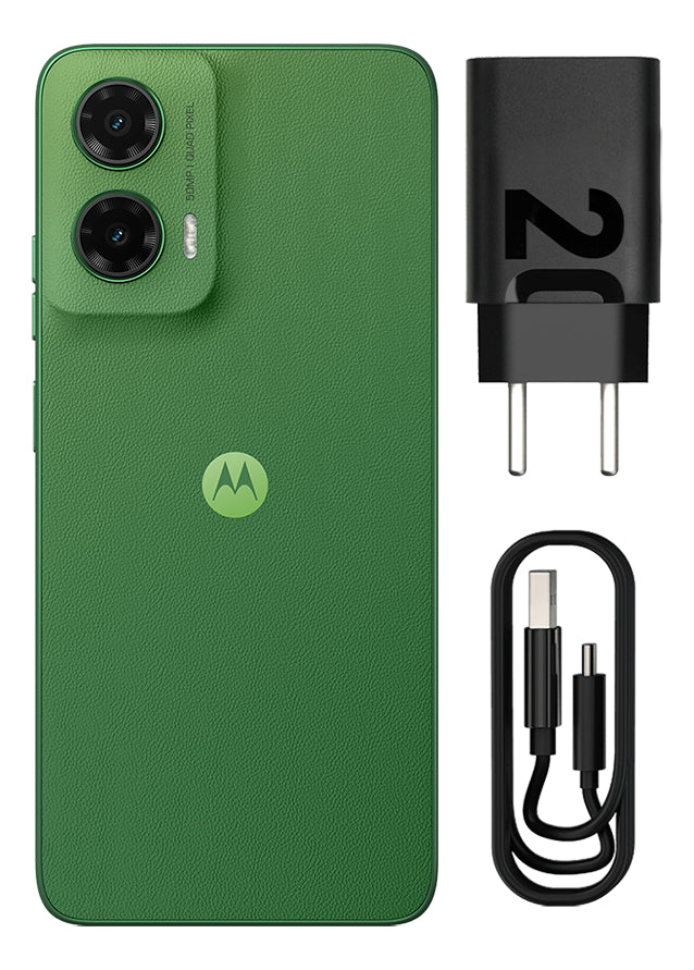Smartphone Motorola Moto G35 5g - 128gb 12gb (4gb Ram+8gb Ram Boost) E Camera 50mp Com Ai Nfc Tela 6.7 Com Superbrilho - Grafite - Vegan Leather