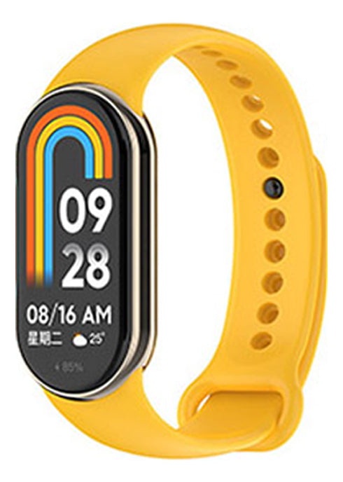 Pulseira Silicone Premium Para Smartband Mi Band 9 Miband 9 Cor Vermelho Largura da pulseira 15 cm