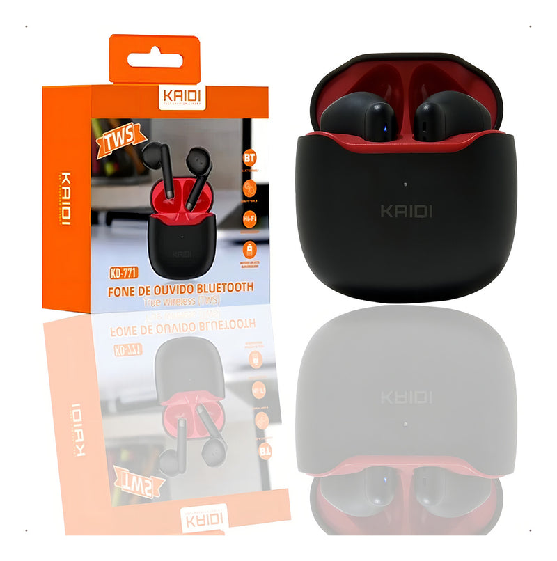 Fone De Ouvido Sem Fio Kaidi Tws Bluetooth 5.0 Touch Kd-771