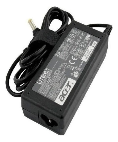 Fonte Carregador Notebook Acer 19v 3.42a 65w Cor Preto