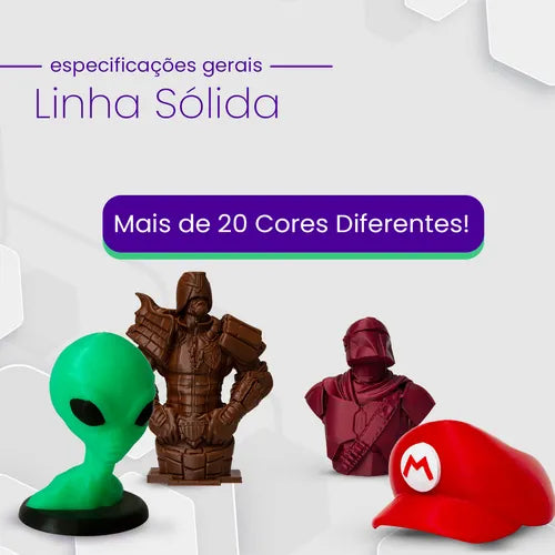 Voolt3D PLA Filamento 1.75mm Premium 1kg Cor Bege Caucasiano