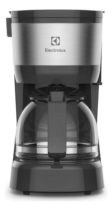 Cafeteira Elétrica Electrolux Jarra vidro, acabamento inox filtro Permanente Removível Sistema Corta Pingos Capacidade 15 xicaras 600ml ECM10