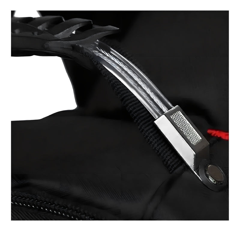 Mochila Bolsa Notebook C/ Cabo De Aço Reforçada Deabolar Ótima Cor Preto