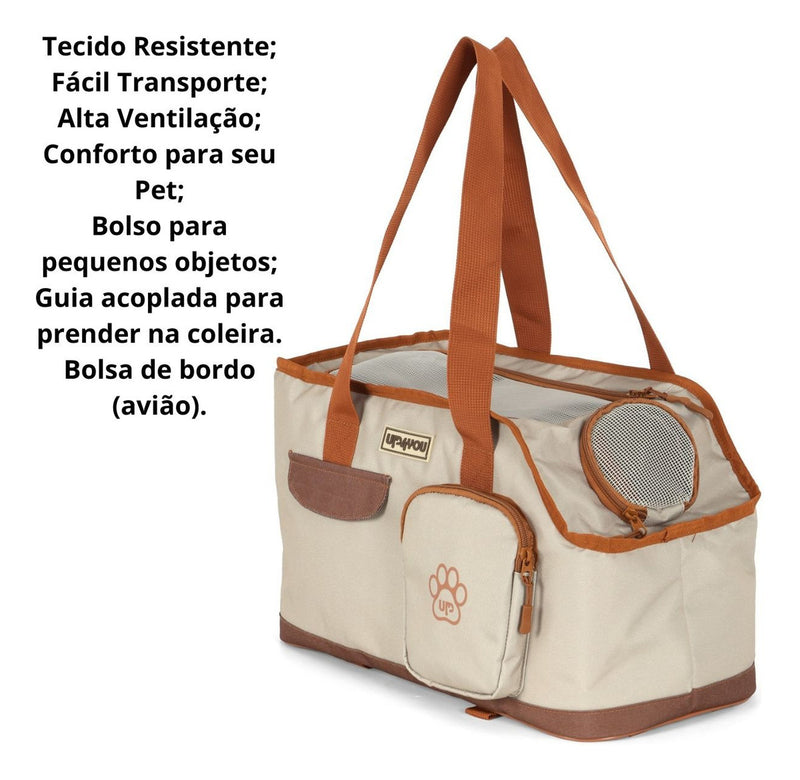 Bolsa Pet Transporte Viagem Avião Bordo Carro Cachorro Gato