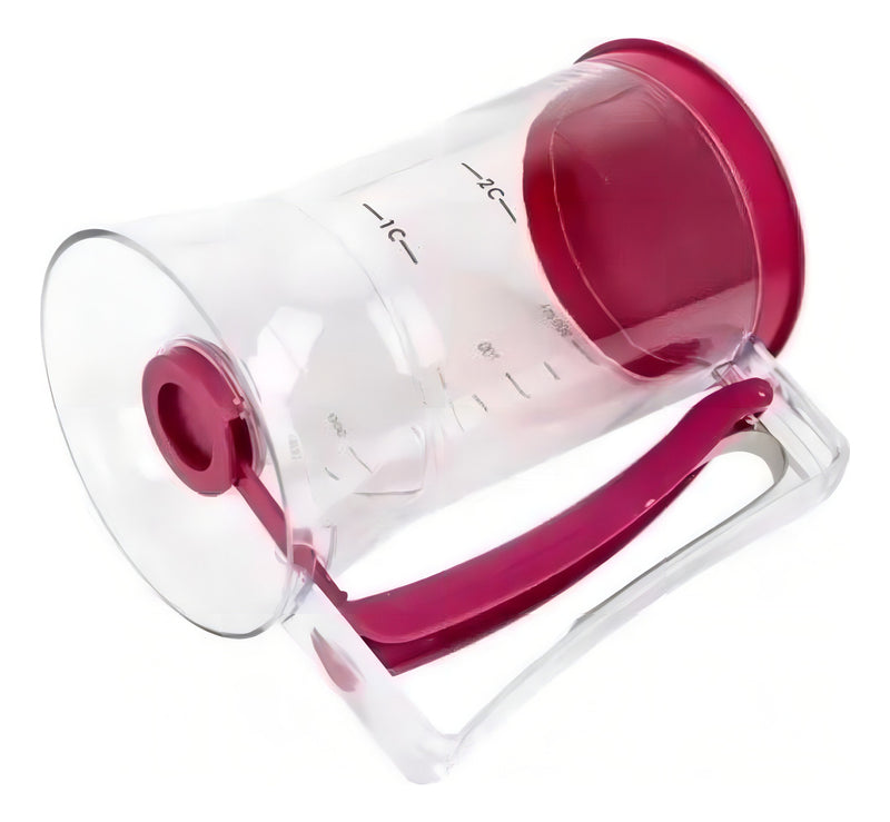 Funil Dispenser Para Massas Com Alça Dosadora Cupcake 900ml Cor Transparente