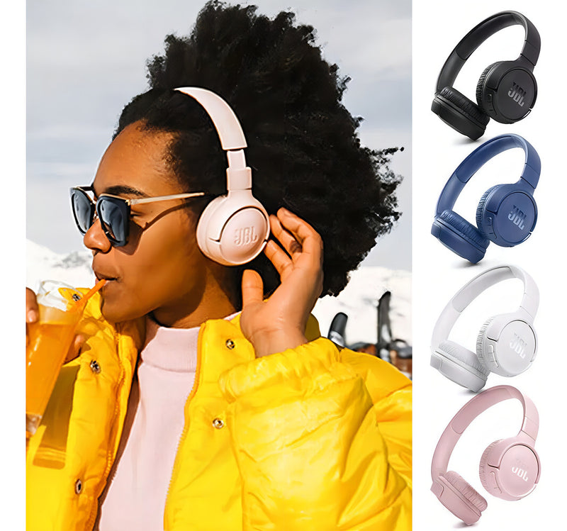 Fones de ouvido Bluetooth sem fio Jbl Tune 760bt - preto, rosa