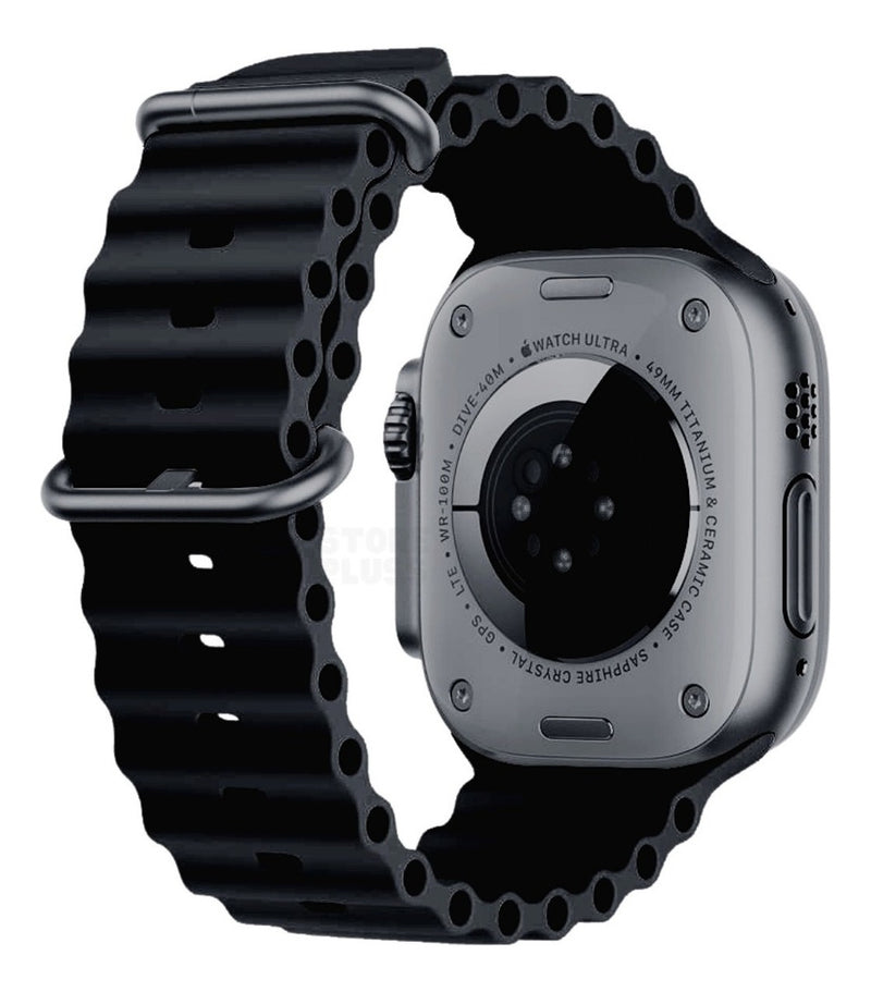Pulseira Oceano Para Apple Watch Ultra 49mm Cor Lilás