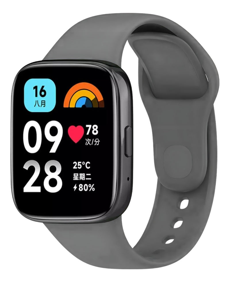 Pulseira De Silicone Sport Para Xiaomi Redmi Watch 3 Active Cor Bege Largura Da Pulseira 20 Mm