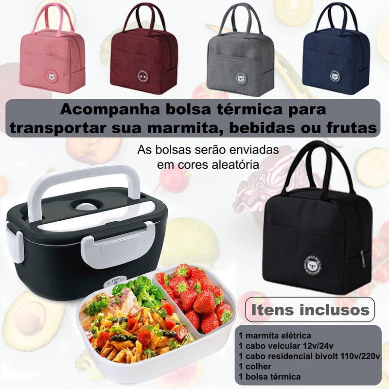 Marmita Elétrica Yonks Bivolt Carro/casa 12v/24v E 110v/220v