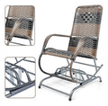 Kit 2 Cadeira De Descanso Enrolada Com Fio De Pvc Bem Forte Cor Azul Lisa