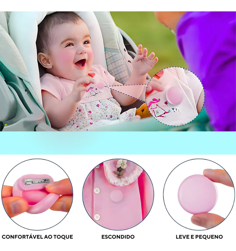 Capa Case Silicone Pin Para Airtag Rastreador Roupa Infantil