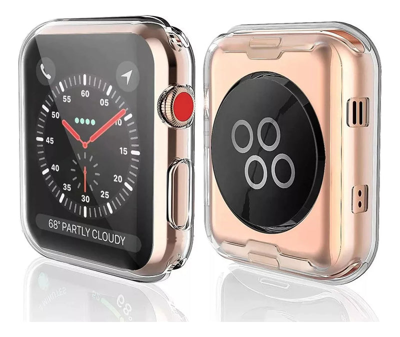 Case Capa Silicone 360º Protetor Para Apple Watch Series