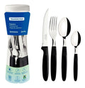 Faqueiro Tramontina Ipanema Inox 24 Pçs Serve Até 6 Pessoas Cor Branco