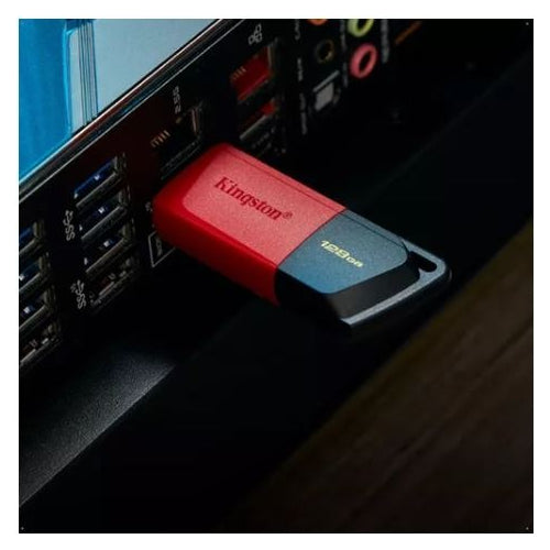 Pendrive 128gb Kingston Datatraveler Exodia M 128gb Dtxm 3.2 Cor Vermelho
