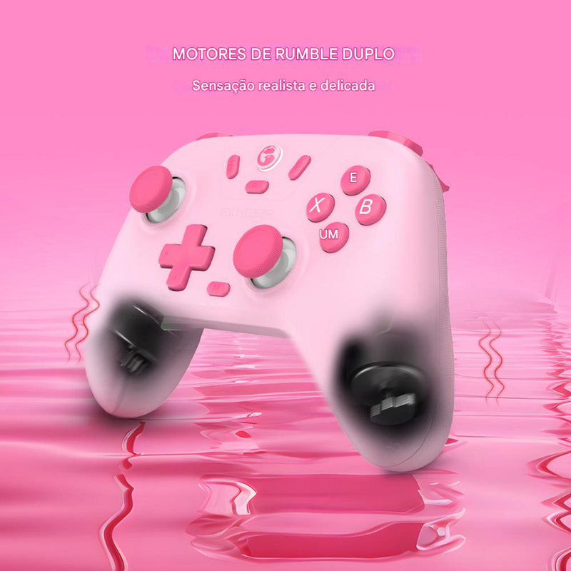 Controle Gamesir T4 Nova Lite Sem Fio Para Pc Switch Android Ios Steam Celular Hall Effect Cor Space Purple