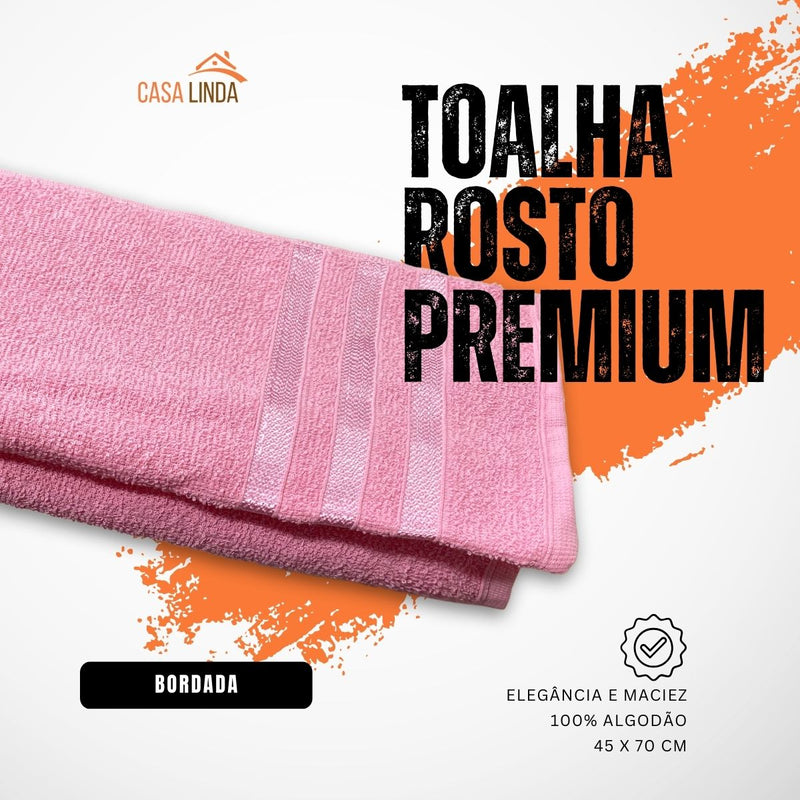 Kit 5 Toalhas De Rosto Para Salão 45x70 - Europa - Color