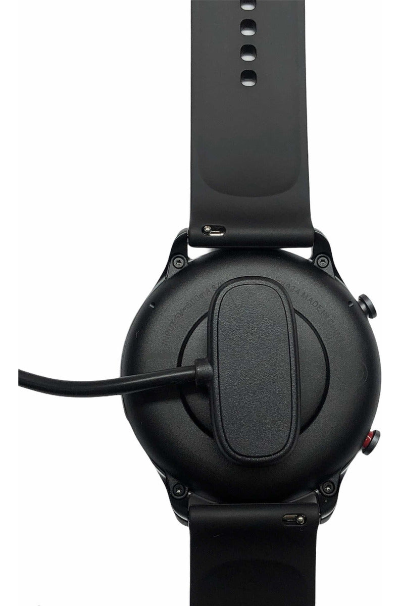 Cabo Carregador Para Amazfit Gts 2 Mini Gtr 2 Bip U Cor Preto