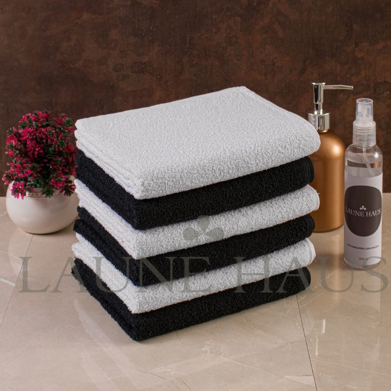 Kit 30 Toalhas Rosto Salão Barbearia E Cabeleireiro Atacado