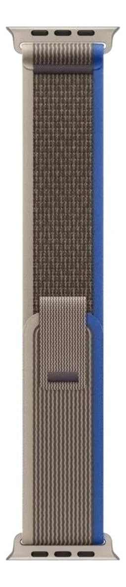 Pulseira Alpine para apple watch ultra 49mm/45mm/44mm/42mm de larguras feita em nylon/ elastano fivela (g-hook loop) cor preto comprimento total 21