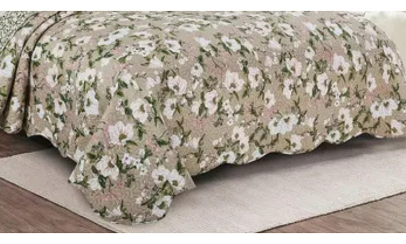 Kit Cobre Leito Colcha Queen Patchwork Evolution Dupla Face 3 pçs Camesa