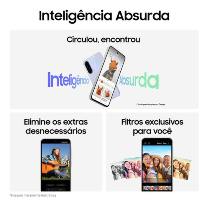 Smartphone Samsung Galaxy A36 5G 128GB, 6GB RAM, Recursos AI