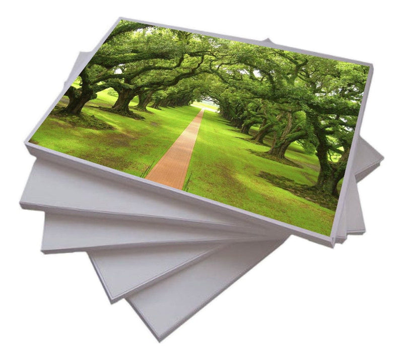 Masterprint A4 50 Folhas Papel Fotográfico 180g Brilho Cor Branco