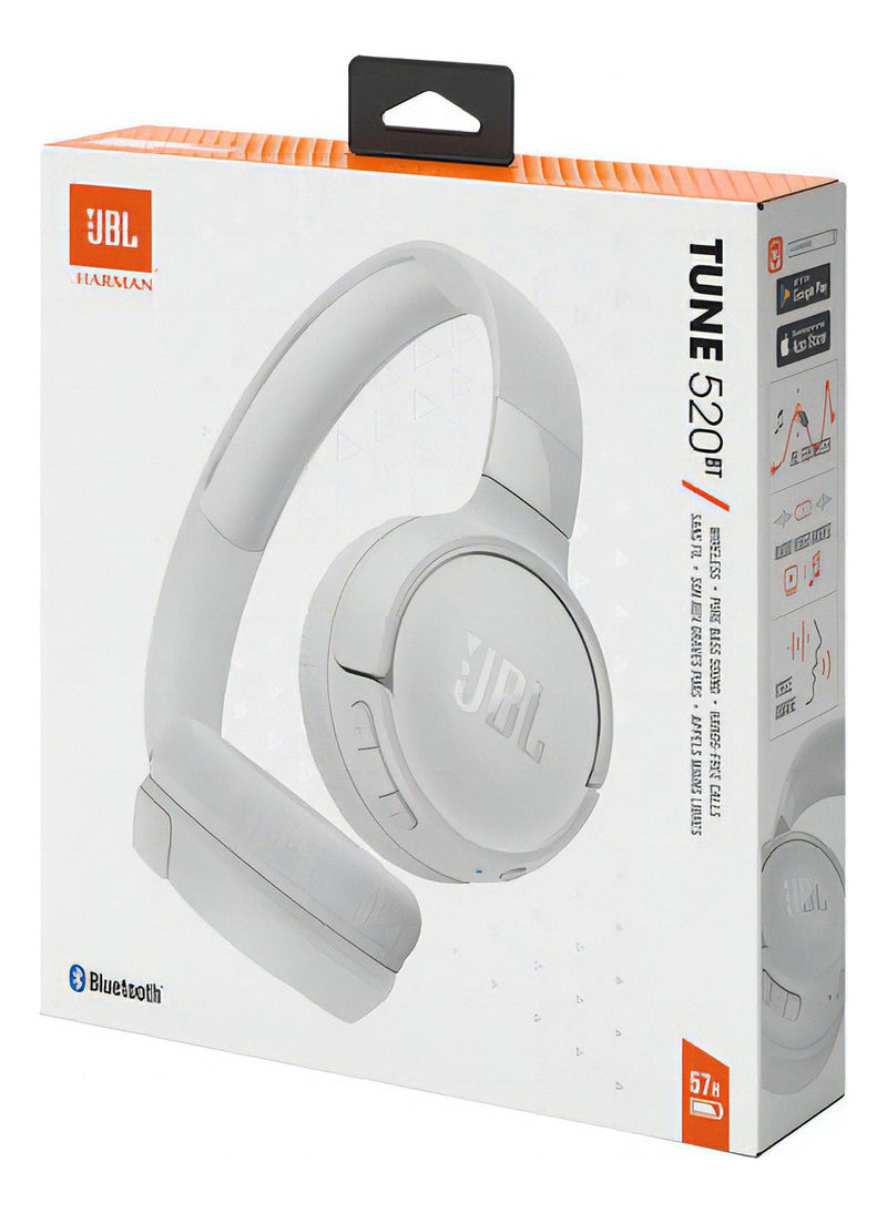 JBL Fone de Ouvido sem Fio Tune 520BT Dobrável Bateria 57h