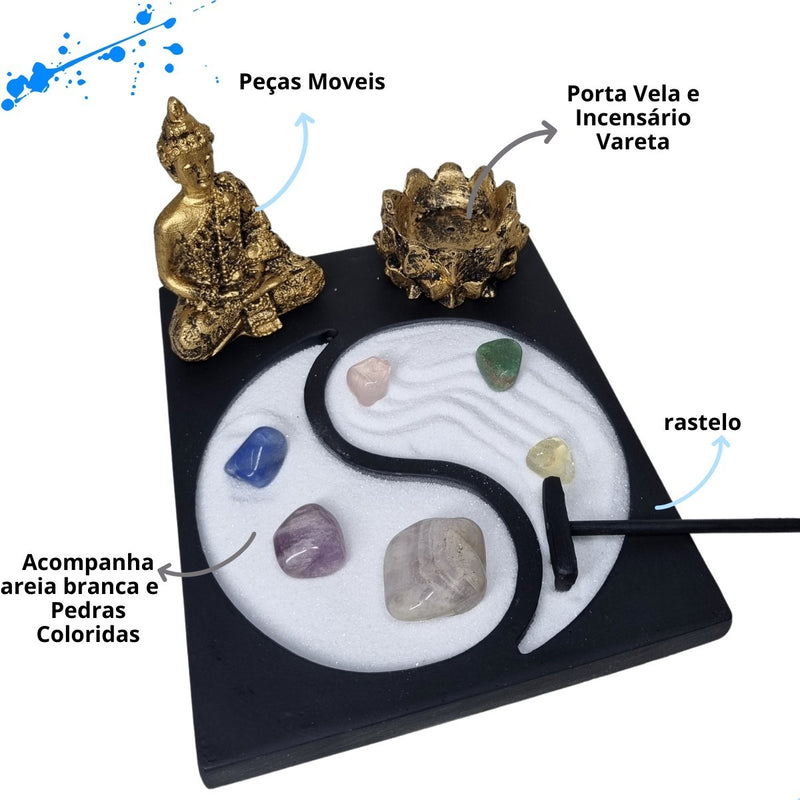Jardim Zen Ou Jardim Japonês - Buda Hindu