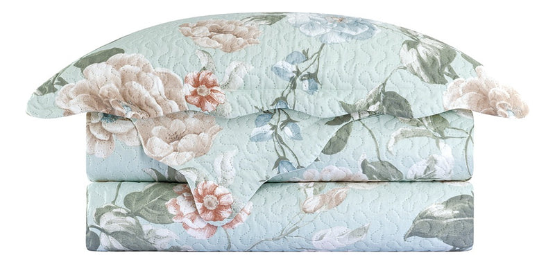 Kit Cobre Leito Colcha Queen Patchwork Evolution Dupla Face 3 pçs Camesa
