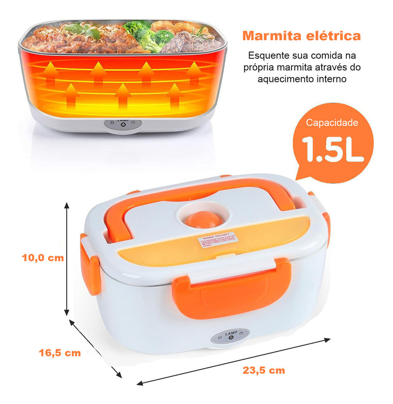 Marmita Elétrica Yonks Bivolt Carro/casa 12v/24v E 110v/220v