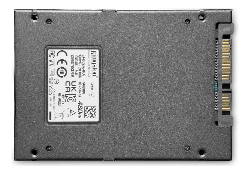 Ssd Kingston 480GB Sata III A400 SA400S37/480G Preto