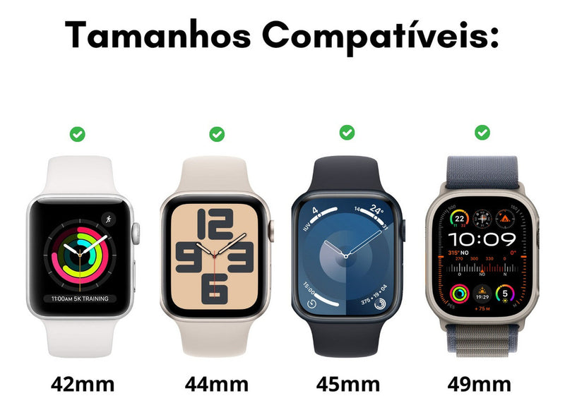 Pulseira Oceano Para Apple Watch Ultra 49mm Cor Rosa-claro
