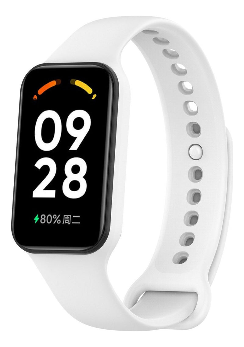 Pulseira De Silicone Colorida Para Xiaomi Mi Band 8 Active Cor Lilás
