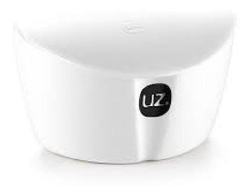 Saleiro Branco 500ml Gold Plástico Com Tampa 16x9 Cm Uz145br