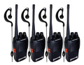 Kit 4 Radio Comunicador BF-777s Profissional Ht Uhf 16 Canais 400-470MHz Preto