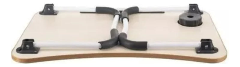 Mesa Suporte Notebook Dobrável Cama Sofá Trabalho Estudo Cor Preto
